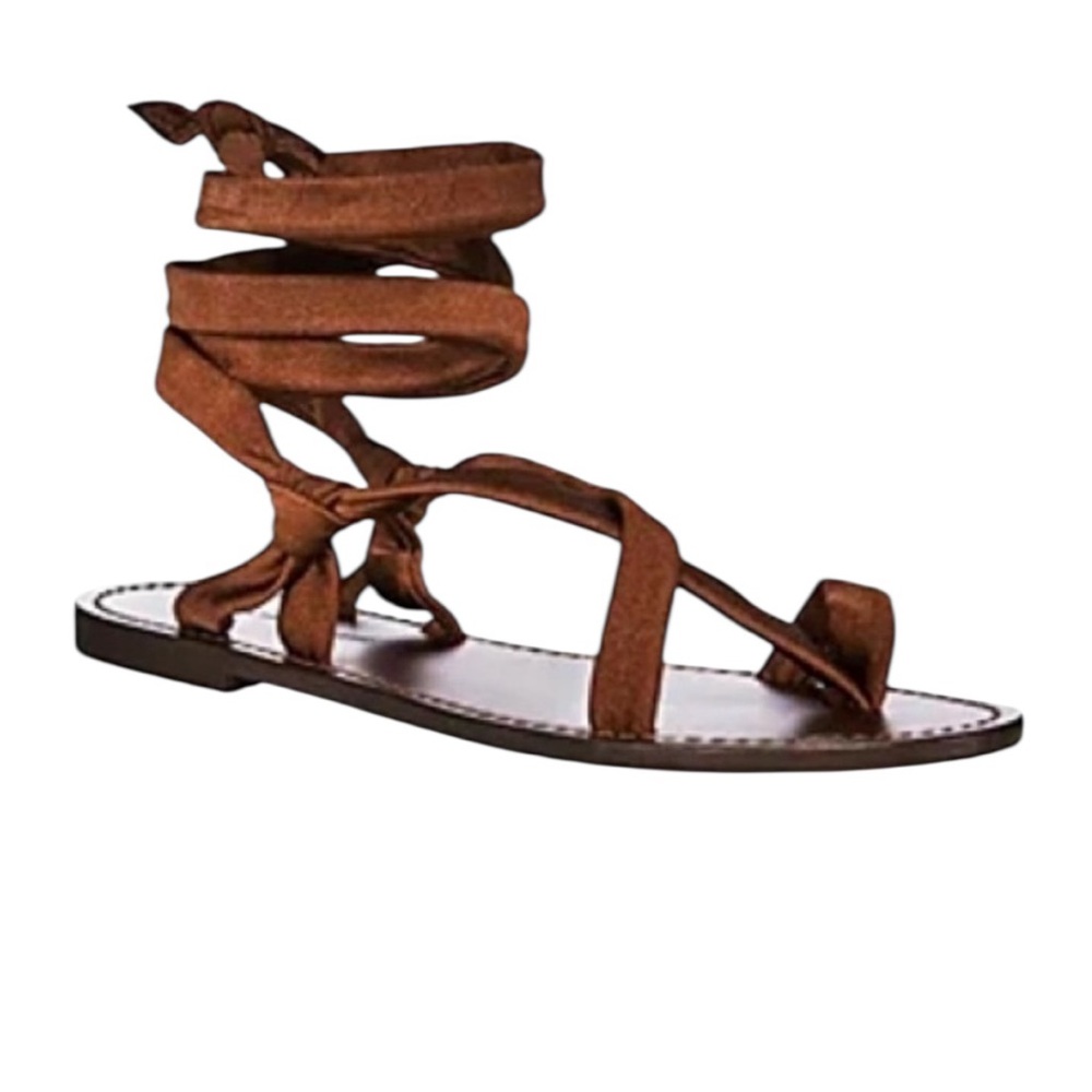 Aqua Liat Baruch Yasmin Brown Sandal Size 9